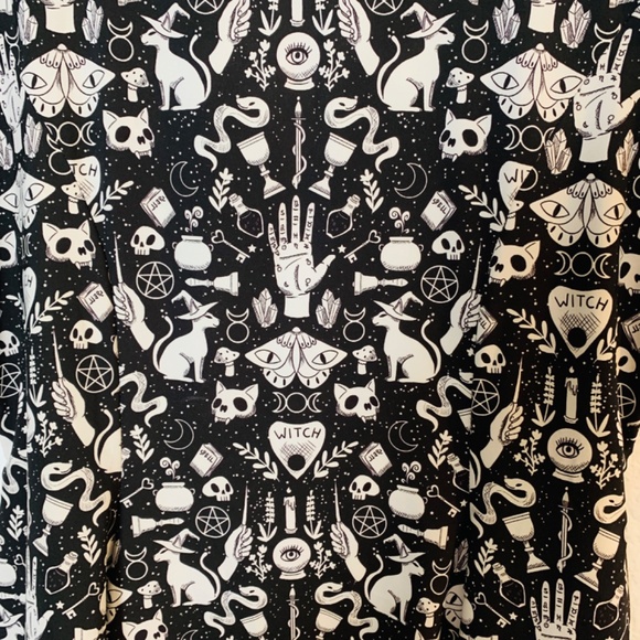 Blackmilk Witches Alter Evil V Mini Dress Size XL Whimsigoth Limited Edition - Picture 12 of 15